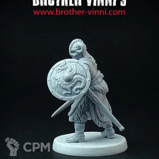 Описание картинки Ulrich the dragonslayer от Brother Vinni по цене 410руб | Свободный Рынок Миниатюр - СРМ