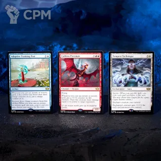 Описание картинки Колода MTG Commander - Jeskai Striker Tarkir: Dragonstorm на английском языке от Дауран по цене 5 750руб | Свободный Рынок Миниатюр - СРМ