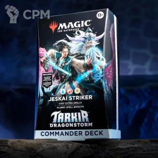 Описание картинки Колода MTG Commander - Jeskai Striker Tarkir: Dragonstorm на английском языке от Дауран по цене 5 750руб | Свободный Рынок Миниатюр - СРМ