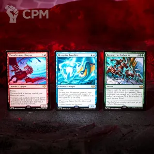 Описание картинки Колода MTG Commander - Mardu Surge Tarkir: Dragonstorm на английском языке от Дауран по цене 6 500руб | Свободный Рынок Миниатюр - СРМ