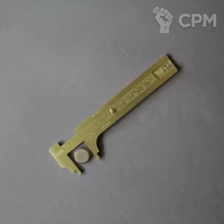 Описание картинки Штанген латунный (Германия) от Rusty Bolter по цене 1 100руб | Свободный Рынок Миниатюр - СРМ