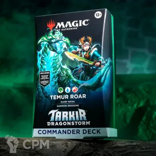Описание картинки Колода MTG Commander Deck - Temur Roar Tarkir: Dragonstorm на английском языке от Дауран по цене 8 000руб | Свободный Рынок Миниатюр - СРМ