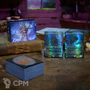Описание картинки Колода Commander Magic: The Gathering Lorwyn Eclipsed Blight Curse на английском от Дауран по цене 5 500руб | Свободный Рынок Миниатюр - СРМ
