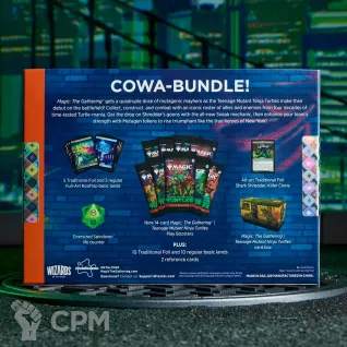 Описание картинки Подарочный Bundle выпуска MTG Teenage Mutant Ninja Turtles на английском языке от Дауран по цене 6 500руб | Свободный Рынок Миниатюр - СРМ