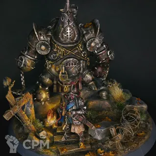 Описание картинки Диорама Trench Crusade "Шествие пилигримов" от AAArt по цене 6 000руб | Свободный Рынок Миниатюр - СРМ