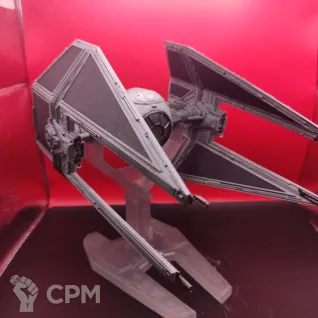 Описание картинки TIE Interceptor — имперский перехватчик от Жидкий Пират по цене 8 500руб | Свободный Рынок Миниатюр - СРМ