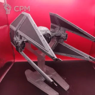 Описание картинки TIE Interceptor — имперский перехватчик от Жидкий Пират по цене 8 500руб | Свободный Рынок Миниатюр - СРМ