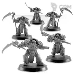 Описание картинки Death Guard Deathshroud Terminators от Plants vs Zombies по цене 1 520руб | Свободный Рынок Миниатюр - СРМ