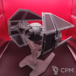 Описание картинки TIE Interceptor — имперский перехватчик от Жидкий Пират по цене 8 500руб | Свободный Рынок Миниатюр - СРМ