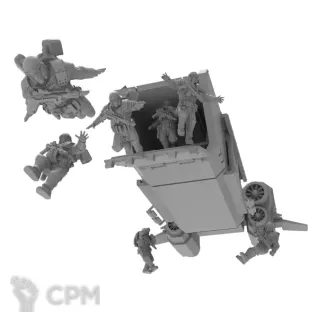 Описание картинки Leaping Legionnaires от PocketSized Prints по цене 800руб | Свободный Рынок Миниатюр - СРМ