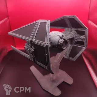 Описание картинки TIE Interceptor — имперский перехватчик от Жидкий Пират по цене 8 500руб | Свободный Рынок Миниатюр - СРМ