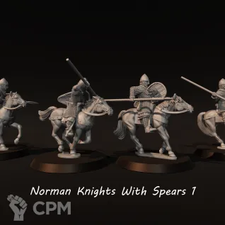 Описание картинки Norman Knights от Manufactorum76 по цене 2 000руб | Свободный Рынок Миниатюр - СРМ