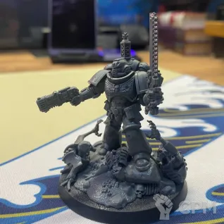 Описание картинки Space Marines Sergeant Castus от veris2104 по цене 3 000руб | Свободный Рынок Миниатюр - СРМ
