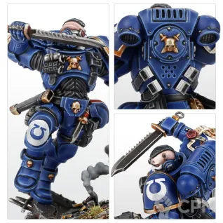 Описание картинки Набор миниатюр Warhammer 40000 Space Marines Primaris Lieutenant in Reiver Armour от Дауран по цене 3 600руб | Свободный Рынок Миниатюр - СРМ
