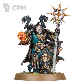 Описание картинки Chaos Space Marines Sorcerer от ВАХА WORKSHOP по цене 150руб | Свободный Рынок Миниатюр - СРМ