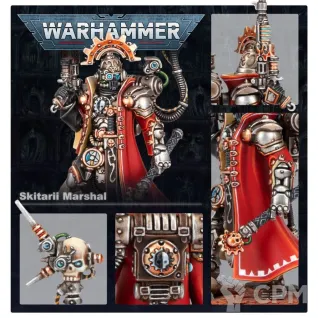 Описание картинки Набор миниатюр Warhammer 40000 Adeptus Mechanicus Skitarii Marshall от Дауран по цене 3 200руб | Свободный Рынок Миниатюр - СРМ