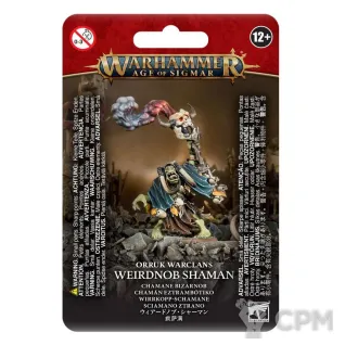 Описание картинки Набор миниатюр Warhammer Age of Sigmar Orrukk Warclans Orruk Weirdnob Shaman от Дауран по цене 3 500руб | Свободный Рынок Миниатюр - СРМ
