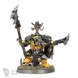 Описание картинки Набор миниатюр Warhammer Age of Sigmar Orrukk Warclans Ardboy Big Boss от Дауран по цене 3 500руб | Свободный Рынок Миниатюр - СРМ