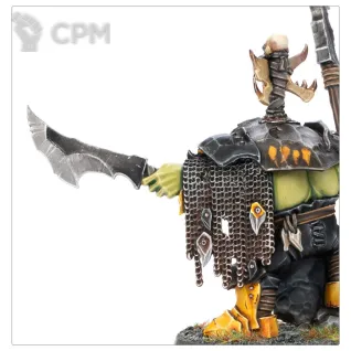 Описание картинки Набор миниатюр Warhammer Age of Sigmar Orrukk Warclans Ardboy Big Boss от Дауран по цене 3 500руб | Свободный Рынок Миниатюр - СРМ