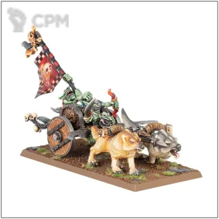 Описание картинки Goblin Wolf Chariot от OldHammer Мастерская по цене 850руб | Свободный Рынок Миниатюр - СРМ
