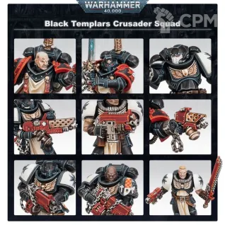 Описание картинки BLACK TEMPLARS: PRIMARIS CRUSADER SQUAD от Магазин Хобби по цене 5 200руб | Свободный Рынок Миниатюр - СРМ