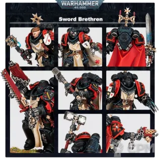Описание картинки BLACK TEMPLARS SWORD BRETHREN от Магазин Хобби по цене 4 900руб | Свободный Рынок Миниатюр - СРМ