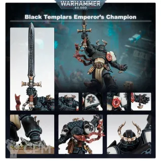 Описание картинки BLACK TEMPLARS: EMPEROR'S CHAMPION от Магазин Хобби по цене 2 700руб | Свободный Рынок Миниатюр - СРМ