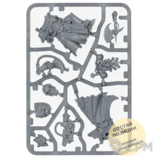 Описание картинки Black Templars Castellan от Wako Lab (Recast) по цене 690руб | Свободный Рынок Миниатюр - СРМ