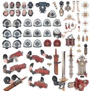 Описание картинки Black Templars: Upgrades and Transfers от ВАХА WORKSHOP по цене 150руб | Свободный Рынок Миниатюр - СРМ