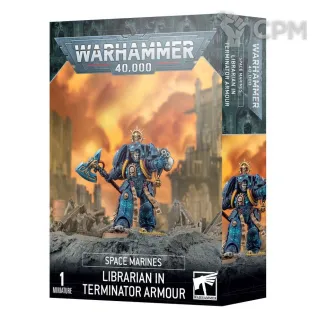 Описание картинки Миниатюра Warhammer 40000 Space Marines Librarian in Terminator Armour от Дауран по цене 3 600руб | Свободный Рынок Миниатюр - СРМ