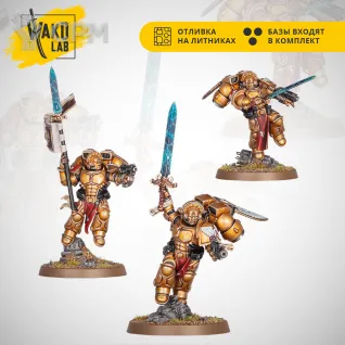 Описание картинки Blood Angels Sanguinary Guard от Wako Lab (Recast) по цене 1 540руб | Свободный Рынок Миниатюр - СРМ