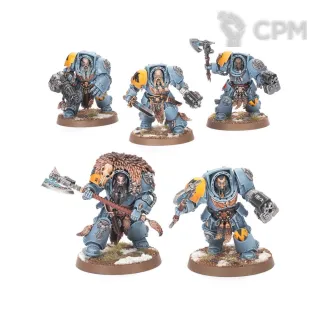 Описание картинки Wolf Guard Terminators от ВАХА WORKSHOP по цене 800руб | Свободный Рынок Миниатюр - СРМ