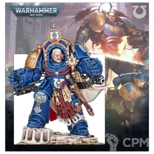 Описание картинки Ultramarines: Marneus Calgar in Armour of Antilochus от Магазин Хобби по цене 4 400руб | Свободный Рынок Миниатюр - СРМ