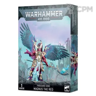 Описание картинки Набор миниатюр Warhammer 40000 Thousand Sons Magnus the Red от Дауран по цене 14 000руб | Свободный Рынок Миниатюр - СРМ