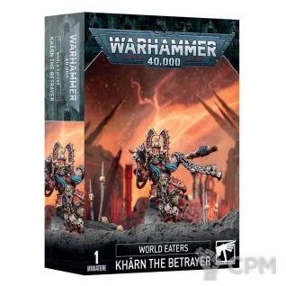 Описание картинки Миниатюра Warhammer 40000 World Eaters Kharn the Betrayer от Дауран по цене 3 850руб | Свободный Рынок Миниатюр - СРМ