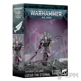 Описание картинки Набор Warhammer 40000 EMPEROR'S CHILDREN: LUCIUS THE ETERNAL от Дауран по цене 3 800руб | Свободный Рынок Миниатюр - СРМ