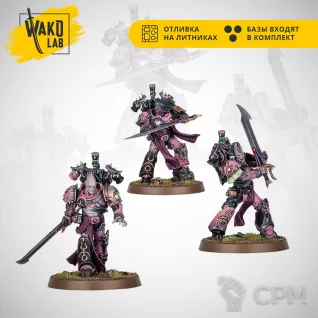 Описание картинки Flawless Blades от Wako Lab (Recast) по цене 1 470руб | Свободный Рынок Миниатюр - СРМ