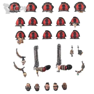 Описание картинки Red Corsairs Upgrades от Dark Heresy по цене 770руб | Свободный Рынок Миниатюр - СРМ