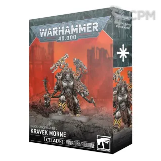 Описание картинки CHAOS SPACE MARINES: KRAVEK MORNE от Магазин Хобби по цене 3 800руб | Свободный Рынок Миниатюр - СРМ
