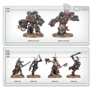 Описание картинки Предзаказ на Warhammer 40000 BATTLEFORCE: CHAOS SPACE MARINES WARBAND от Дауран по цене 20 500руб | Свободный Рынок Миниатюр - СРМ