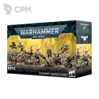 Описание картинки Предзаказ на Warhammer 40000 ORKS: BOYZ 2026 от Дауран по цене 5 750руб | Свободный Рынок Миниатюр - СРМ