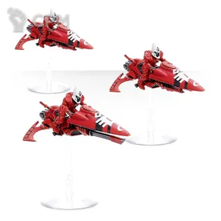 Описание картинки Набор миниатюр WARHAMMER 40000 Aeldari Windriders от Дауран по цене 4 800руб | Свободный Рынок Миниатюр - СРМ