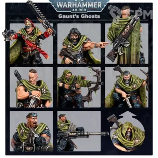 Описание картинки Набор миниатюр Warhammer 40000 Astra Militarum Gaunt's Ghosts от Дауран по цене 6 500руб | Свободный Рынок Миниатюр - СРМ