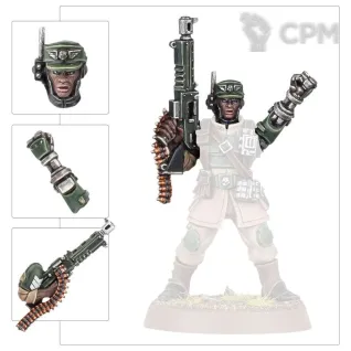 Описание картинки Набор миниатюр Warhammer 40000 Astra Militarum Cadian Upgrades от Дауран по цене 3 000руб | Свободный Рынок Миниатюр - СРМ