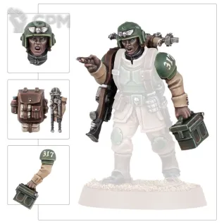 Описание картинки Набор миниатюр Warhammer 40000 Astra Militarum Cadian Upgrades от Дауран по цене 3 000руб | Свободный Рынок Миниатюр - СРМ