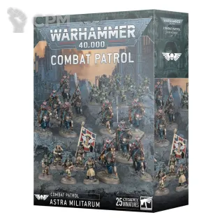Описание картинки Набор миниатюр Warhammer 40000 Astra Militarum Combat Patrol от Дауран по цене 13 500руб | Свободный Рынок Миниатюр - СРМ
