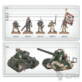 Описание картинки Предзаказ на Warhammer 40000 BATTLEFORCE: ASTRA MILITARUM PLATOON от Дауран по цене 20 500руб | Свободный Рынок Миниатюр - СРМ