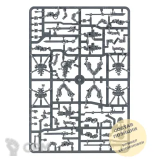 Описание картинки (4 in 1) Grey Knight Strike Squad / Interceptor Squad / Purifier Squad / Purgation Squad от Wako Lab (Recast) по цене 1 790руб | Свободный Рынок Миниатюр - СРМ