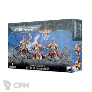Описание картинки Набор миниатюр Warhammer 40000 Adeptus Custodes Allarus Custodians от Дауран по цене 5 000руб | Свободный Рынок Миниатюр - СРМ
