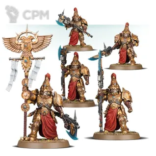 Описание картинки Custodian Wardens Vexilus Praetor от ВАХА WORKSHOP по цене 600руб | Свободный Рынок Миниатюр - СРМ